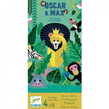 Oscar & Max - Jeux de société - Djeco