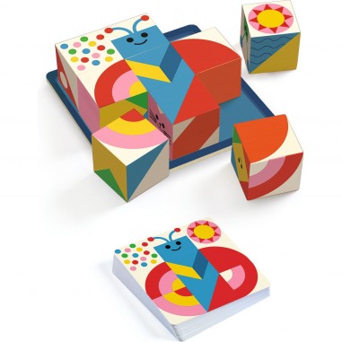 Cubologic 9 Sologic - Casse-tête en bois - Djeco