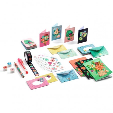 Lovely Paper Mini Coffret Marie - Djeco - Lovely Paper By Djeco