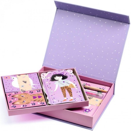 Lovely Paper Coffret de correspondance Lucille - Djeco - Lovely Paper By Djeco