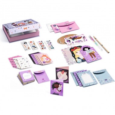 Lovely Paper Coffret de correspondance Lucille - Djeco - Lovely Paper By Djeco