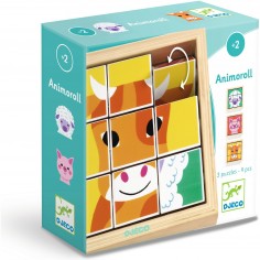 Animoroll - Jeu éducatif en bois - Djeco 2
