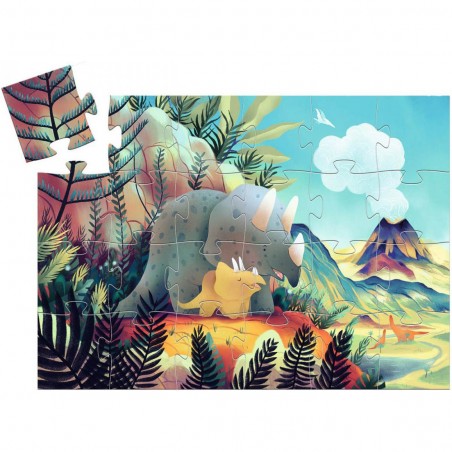 Puzzle 24 pièces Téo le dino - Djeco
