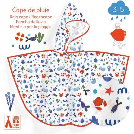 Cape de pluie Océan - Accessoire enfant - Djeco