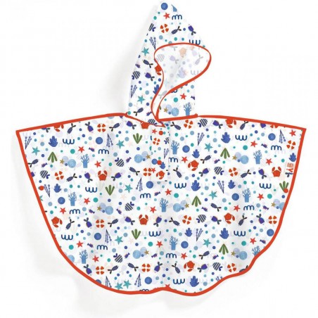 Cape de pluie Océan - Accessoire enfant - Djeco