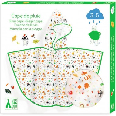 Cape de pluie Sous-bois - Accessoire enfant - Djeco