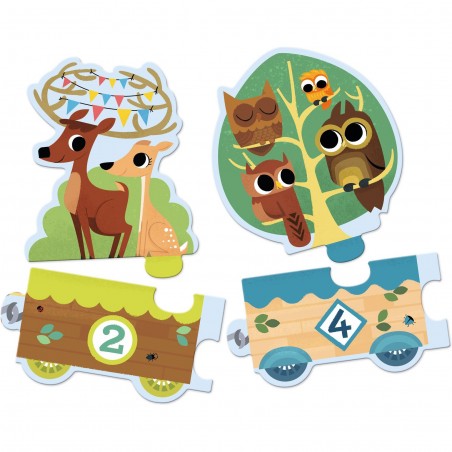 Puzzle frise Je compte - Djeco