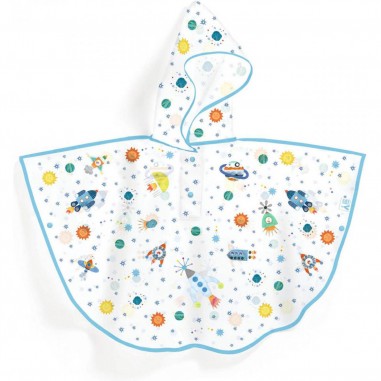 Cape de pluie Fusée - Accessoire enfant - Djeco