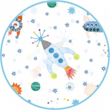 Cape de pluie Fusée - Accessoire enfant - Djeco