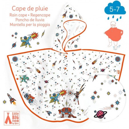 Cape de pluie Super-héros - Accessoire enfant - Djeco
