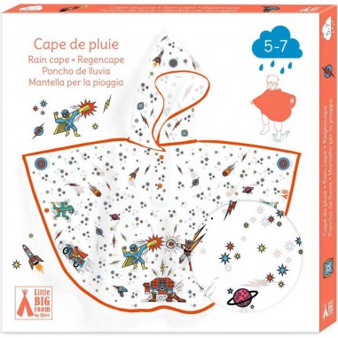 Cape de pluie Super-héros - Accessoire enfant - Djeco