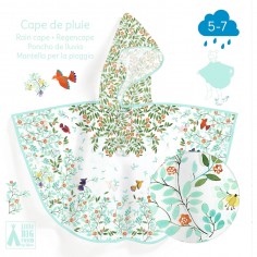 Grande cape de pluie Feuillage de 5-7 ans - Djeco