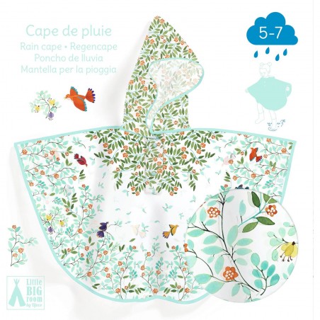 Cape de pluie Feuillage - Accessoire enfant - Djeco
