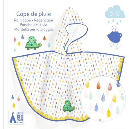 Cape de pluie Tortue - Accessoire enfant - Djeco