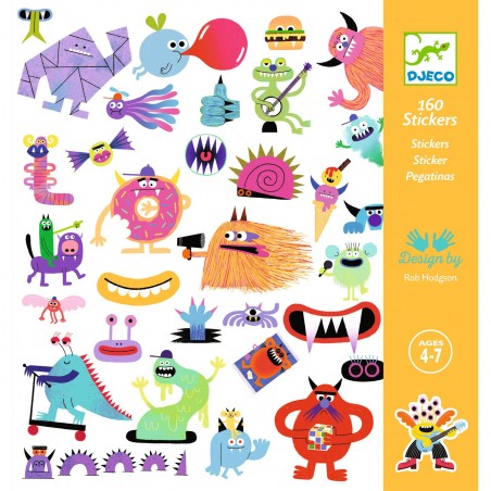 Stickers Monstres - Loisirs créatifs enfants - Djeco