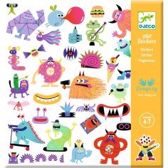 Stickers Monstres - Loisirs créatifs enfants - Djeco 2