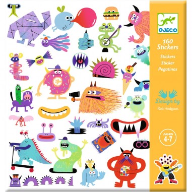 Stickers Monstres - Loisirs créatifs enfants - Djeco
