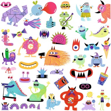 Stickers Monstres - Loisirs créatifs enfants - Djeco