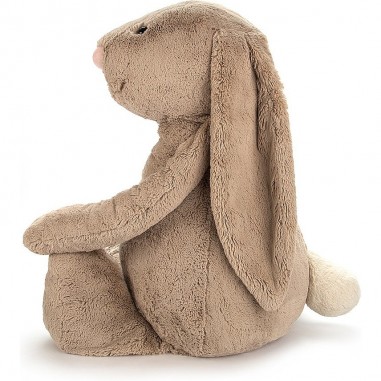 Grande peluche lapin beige Bashful de - 67cm - Jellycat