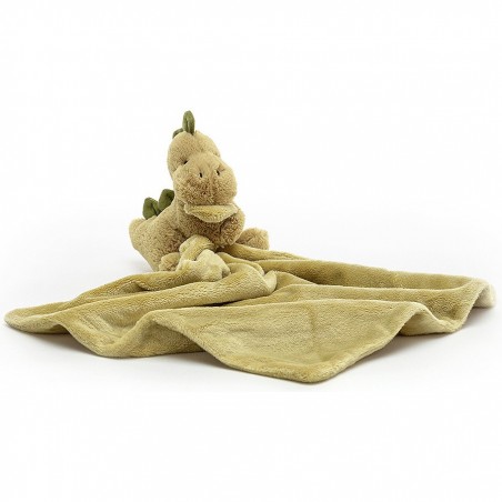 Doudou couverture dinosaure Bashful - Jellycat
