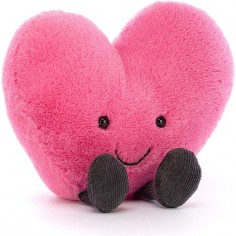 Peluche Coeur Rose Amuseable - Jellycat