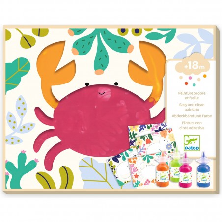 Peinture pour les petits - Barbouille et beau - Djeco