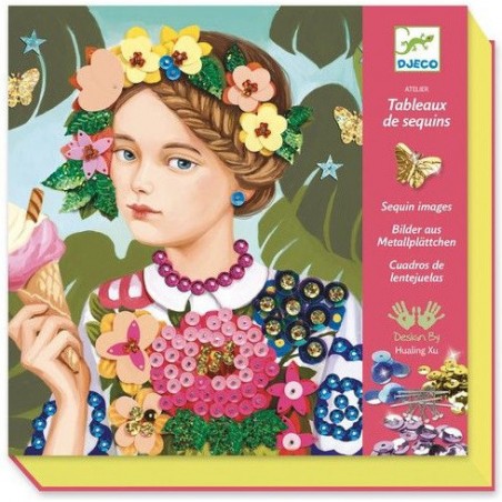 Tableaux de sequins Espiègles et coquettes - Djeco