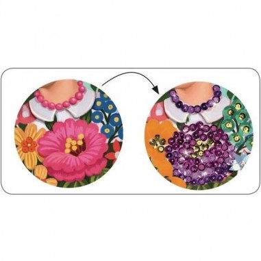 Tableaux de sequins Espiègles et coquettes - Djeco