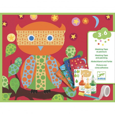 Masking Tape et Peinture Enfant Oh C'est Magique - Djeco