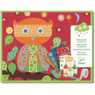 Masking Tape et Peinture Enfant Oh C'est Magique - Djeco