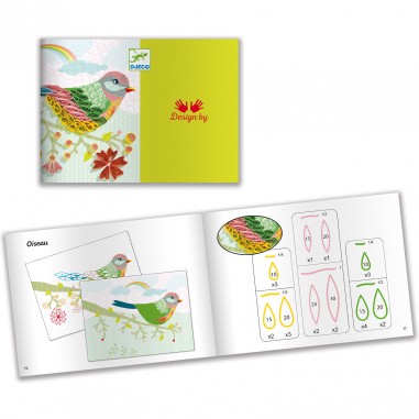 Quilling - Saisons en colimaçons - un jeu - Djeco