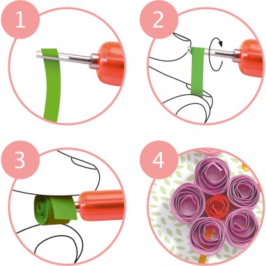 Quilling - Saisons en colimaçons - un jeu - Djeco