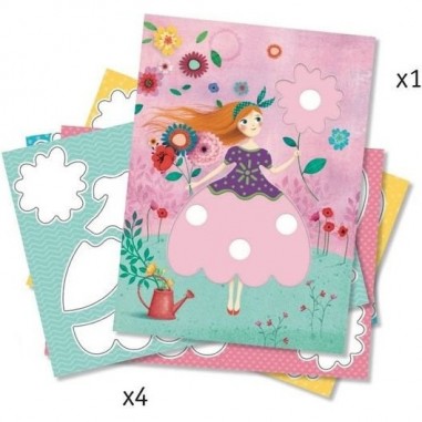 Feutres Magiques - Les jolies robes de Marie - Un jeu - Djeco