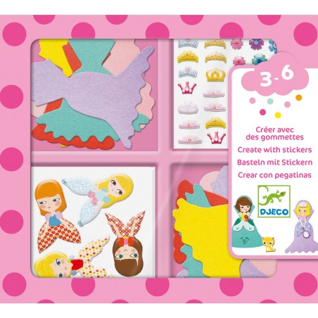 Gommettes : j'aime les princesses - Djeco