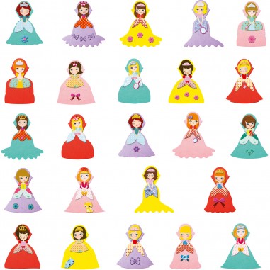 Gommettes : j'aime les princesses - Djeco