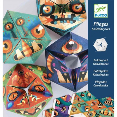 Pliages kaleidocycles : flexaffreux - Djeco