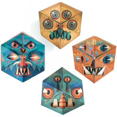 Pliages kaleidocycles : flexaffreux - Djeco