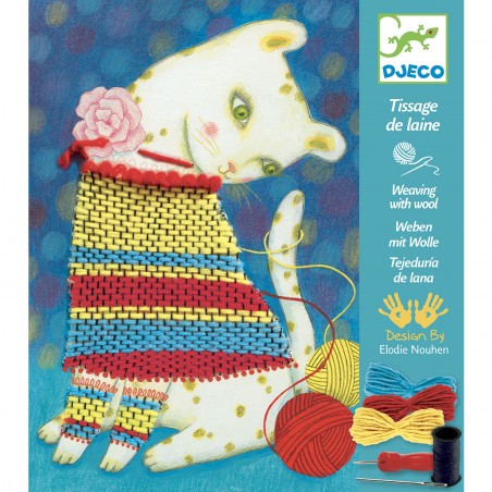 Tissage de laine - Pull et pelotes - Un jeu - Djeco