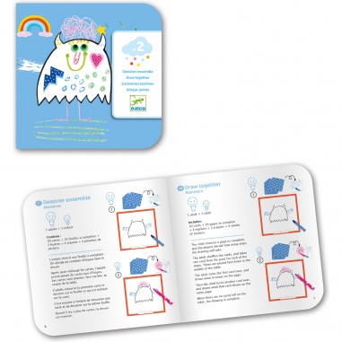 Dessiner ensemble - Les petits monstres - Djeco