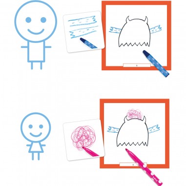 Dessiner ensemble - Les petits monstres - Djeco