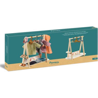 Pomea - Le rangement - Grand portant vêtements - Djeco