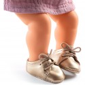 Pomea -Vêtements de poupées - Chaussures dorées - Djeco