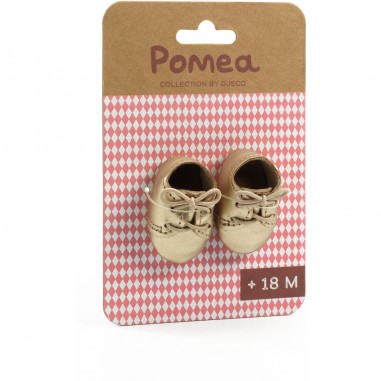 Pomea -Vêtements de poupées - Chaussures dorées - Djeco