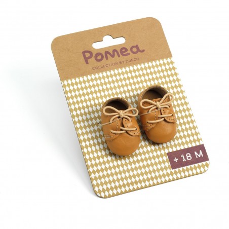 Pomea -Vêtements de poupées - Chaussures marron - Djeco