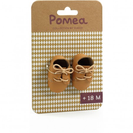 Pomea -Vêtements de poupées - Chaussures marron - Djeco
