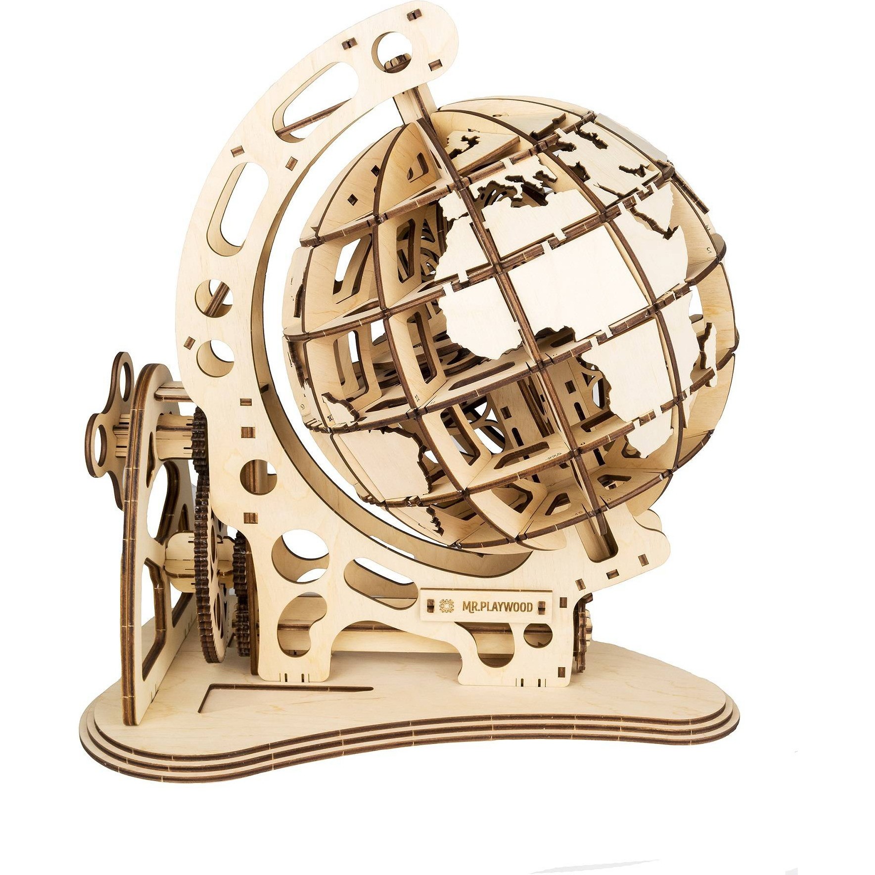 Mr Playwood Globe maquette 3D mobile en bois