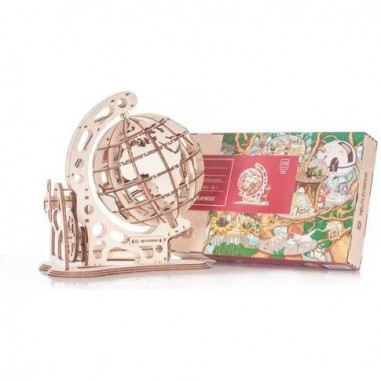 Maquette Globe 3D mobile en bois - Puzzle - Mr Playwood