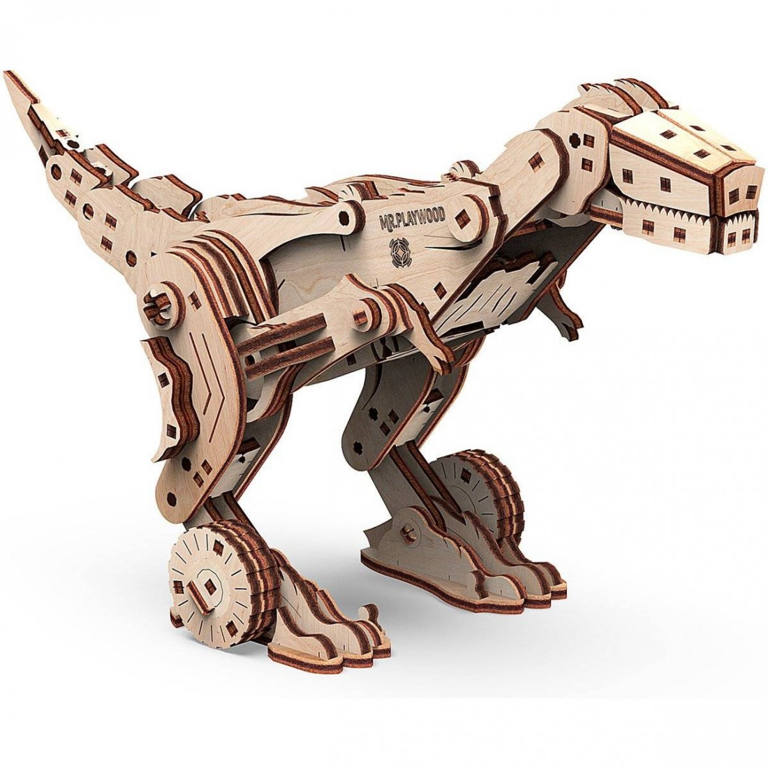 Boite à secret Tigre modèle 3D mobile en bois