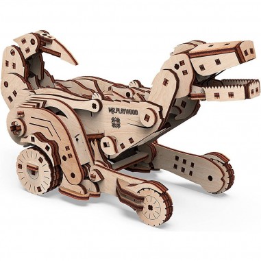 Maquette Dinocar mobile 3D en bois - Puzzle - Mr Playwood