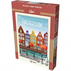 Puzzle - Amsterdam - 1000 Pièces - Wim!